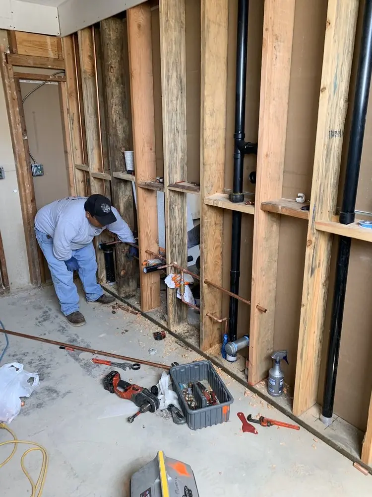 Commercial rough-in plumbing for Gas Line Repair in Lori Estates
